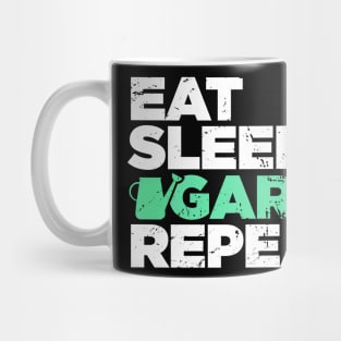 Eat, Sleep, Garden | Funny Gardening Graphic Mug